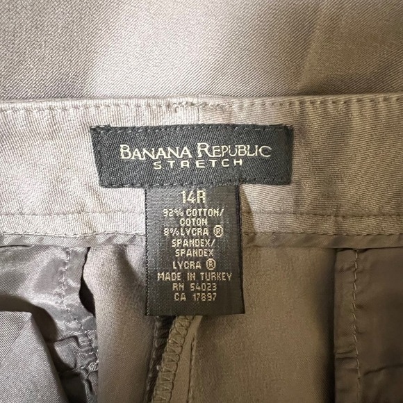 Banana Republic Stretch Dress Pants Gray Size 14R - Picture 3 of 4
